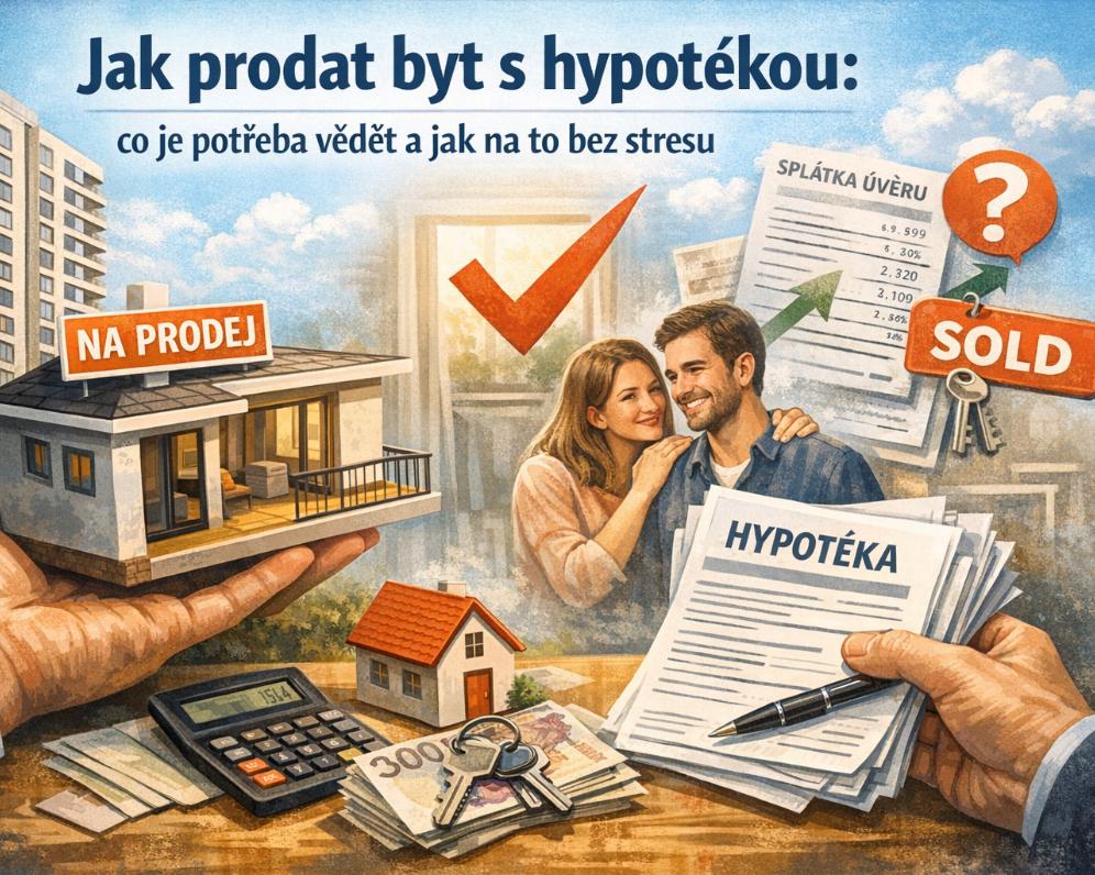 Jak prodat byt s hypotékou: co je potřeba vědět a jak na to bez stresu